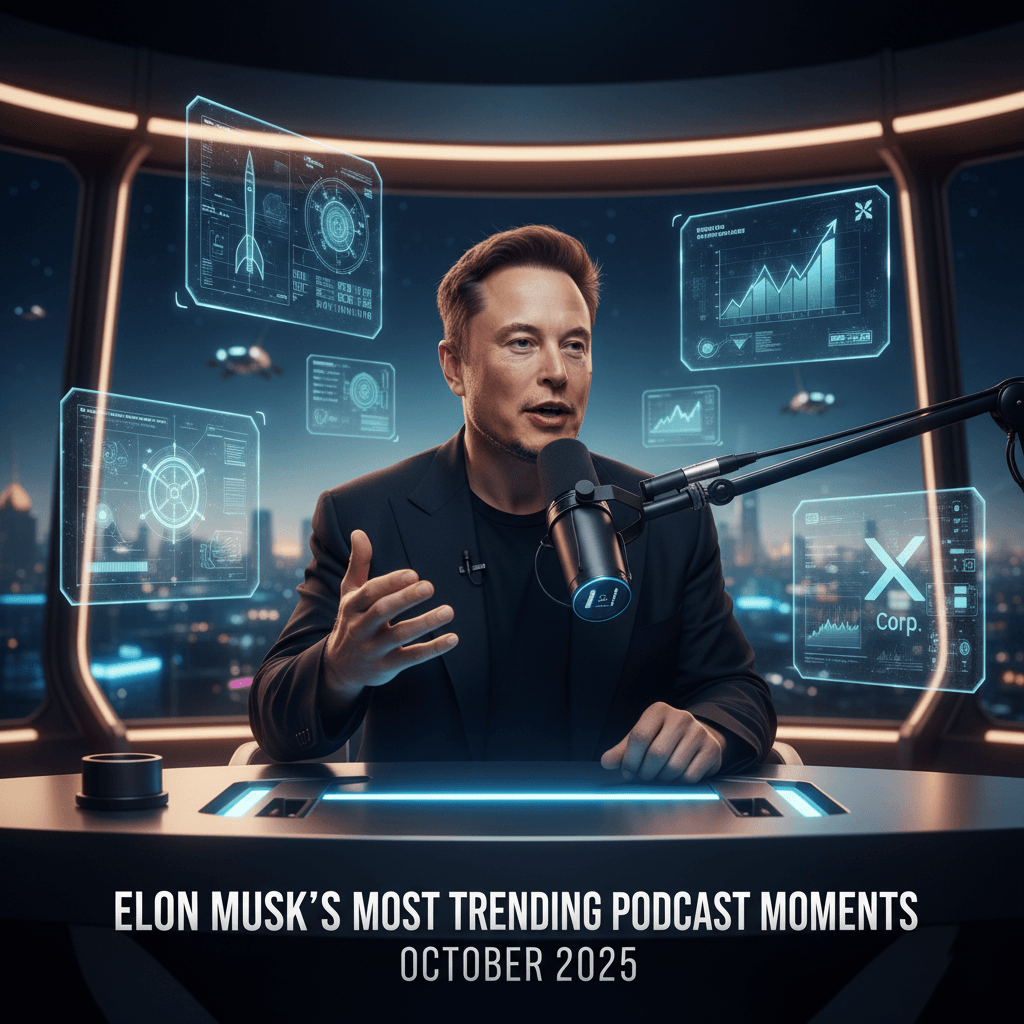 Elon Musk’s Most Trending Podcast Moments – October 2025