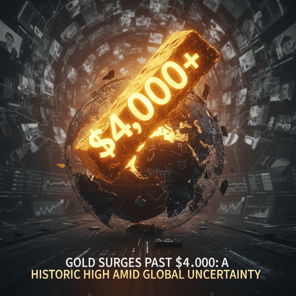 Gold Surges Past $4,000: A Historic High Amid Global Uncertainty